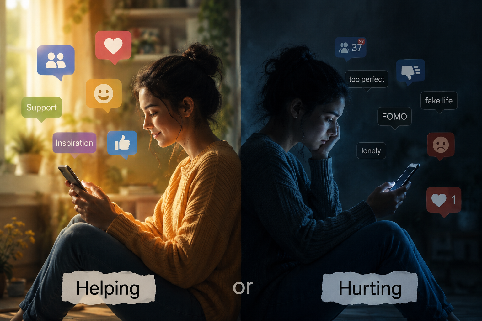 Is Social Media Helping or Hurting Mental Health?